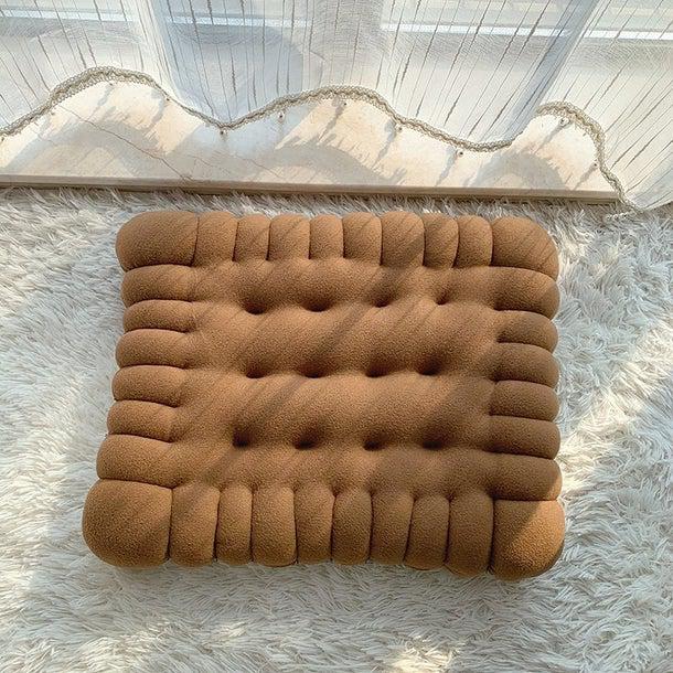 もこもこビスケットクッション 4960-dark-brown_お取り寄せ49601-画像10-韓国ファッション通販POPREA［ポップリア］