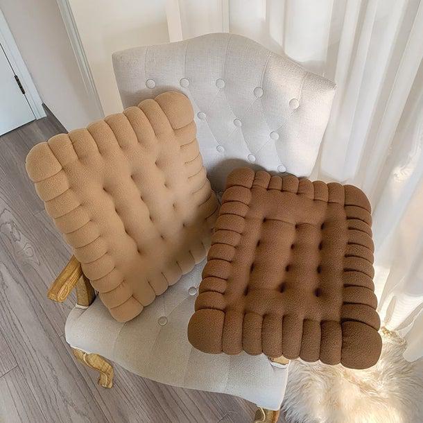 もこもこビスケットクッション 4960-dark&light-brown-set_お取り寄せ49603-画像3-韓国ファッション通販POPREA［ポップリア］