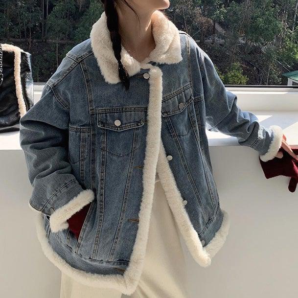 リバーシブルウールデニムジャケット 4965-お取り寄せ4965-画像11-韓国ファッション通販POPREA［ポップリア］