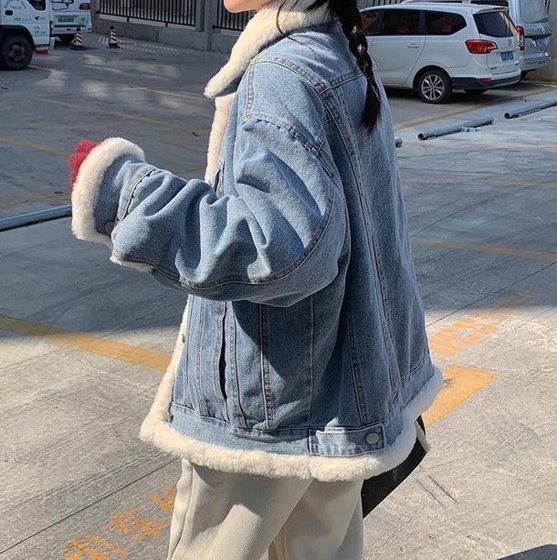 リバーシブルウールデニムジャケット 4965-お取り寄せ4965-画像18-韓国ファッション通販POPREA［ポップリア］