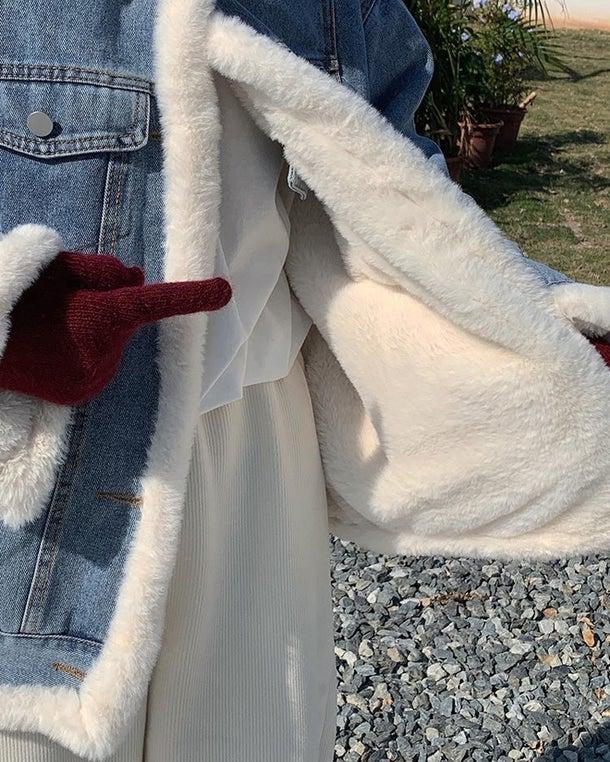 リバーシブルウールデニムジャケット 4965-お取り寄せ4965-画像19-韓国ファッション通販POPREA［ポップリア］