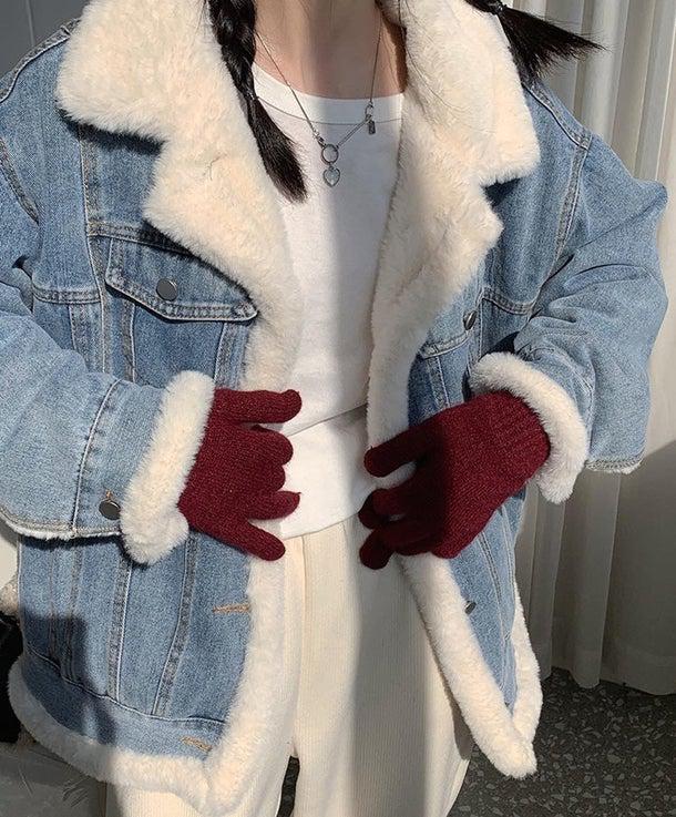 リバーシブルウールデニムジャケット 4965-お取り寄せ4965-画像6-韓国ファッション通販POPREA［ポップリア］