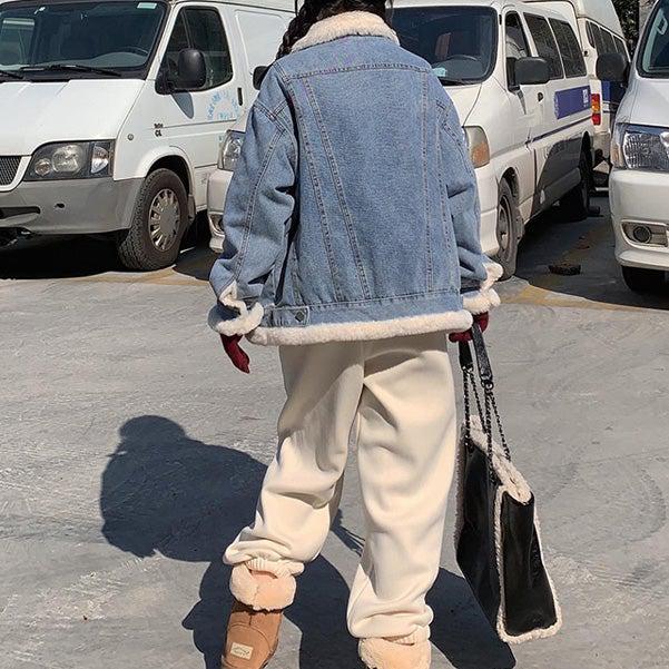 リバーシブルウールデニムジャケット 4965-お取り寄せ4965-画像8-韓国ファッション通販POPREA［ポップリア］