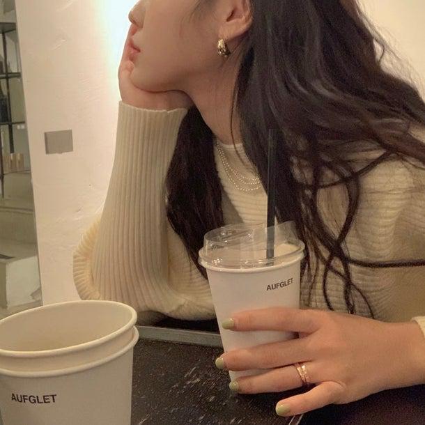 ランタンスリーブリブニット 4966-お取り寄せ4966-画像7-韓国ファッション通販POPREA［ポップリア］