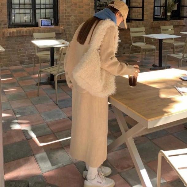 カジュアルシックスカートニットアップ 4988-お取り寄せ4988-画像18-韓国ファッション通販POPREA［ポップリア］