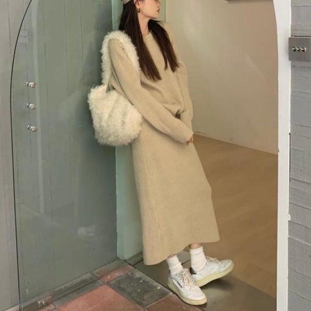 カジュアルシックスカートニットアップ 4988-お取り寄せ4988-画像21-韓国ファッション通販POPREA［ポップリア］