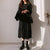 プリーツティアードシフォンワンピ 4995-S/black_お取り寄せ49954-画像1-韓国ファッション通販POPREA［ポップリア］