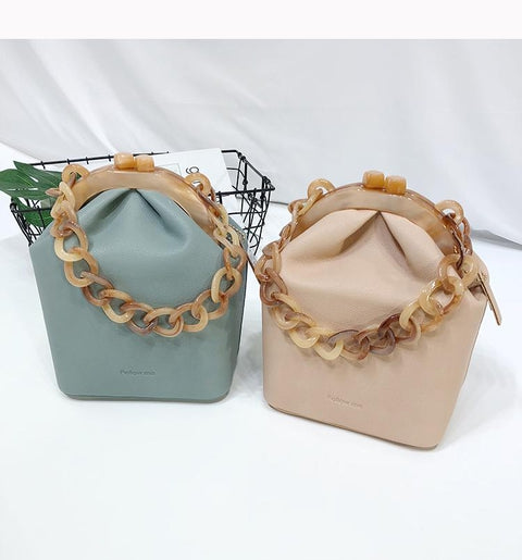 べっ甲風ハンドル付がま口バッグ  1073の商品画像_7