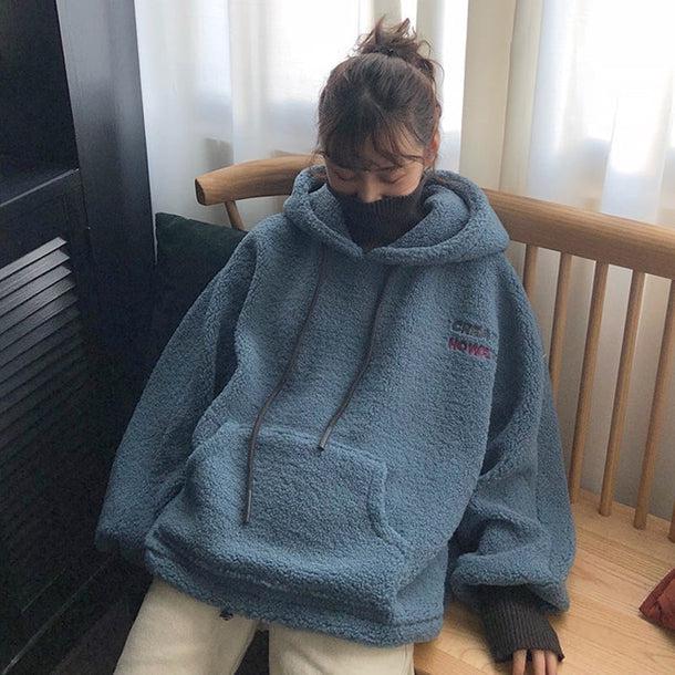 タートルボアパーカー 5051-blue_お取り寄せ50511-画像2-韓国ファッション通販POPREA［ポップリア］