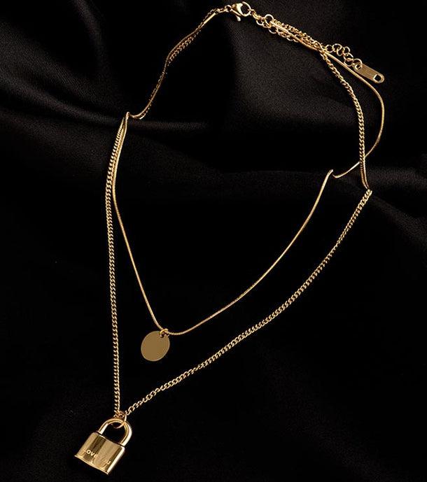 ダブルチェーンチタンネックレス 5065-お取り寄せ5065-画像7-韓国ファッション通販POPREA［ポップリア］