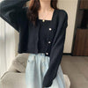 ゆるかわニットカーディガン＆キャミソール 5073-S/black_お取り寄せ50737-画像14-韓国ファッション通販POPREA［ポップリア］
