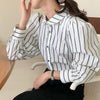 パフスリーブストライプシャツ 5092-お取り寄せ5092-画像9-韓国ファッション通販POPREA［ポップリア］
