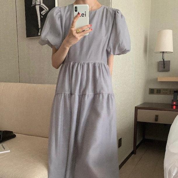 ふんわりプリンセスワンピース 5093-お取り寄せ5093-画像10-韓国ファッション通販POPREA［ポップリア］