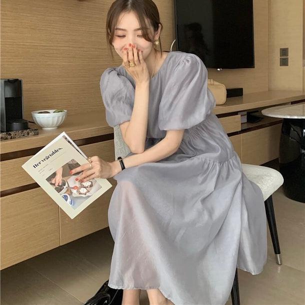 ふんわりプリンセスワンピース 5093-お取り寄せ5093-画像19-韓国ファッション通販POPREA［ポップリア］