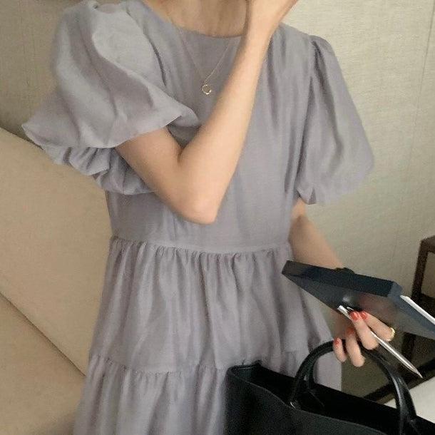 ふんわりプリンセスワンピース 5093-お取り寄せ5093-画像20-韓国ファッション通販POPREA［ポップリア］