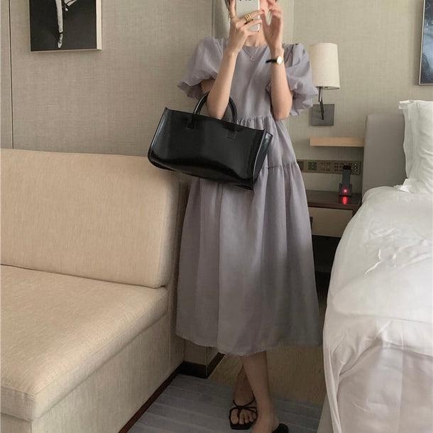 ふんわりプリンセスワンピース 5093-お取り寄せ5093-画像5-韓国ファッション通販POPREA［ポップリア］