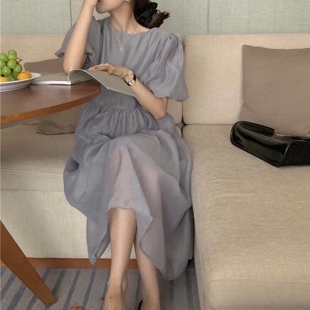 ふんわりプリンセスワンピース 5093-お取り寄せ5093-画像8-韓国ファッション通販POPREA［ポップリア］