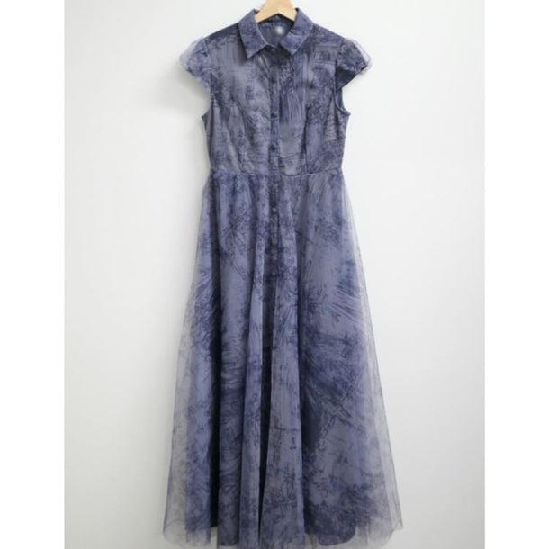 シックパターンフレンチワンピース 5115-お取り寄せ5115-画像8-韓国ファッション通販POPREA［ポップリア］