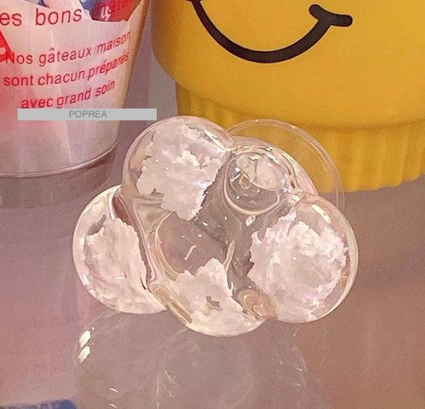 クリアクラウドスマホグリップ 5161-お取り寄せ5161-画像3-韓国ファッション通販POPREA［ポップリア］