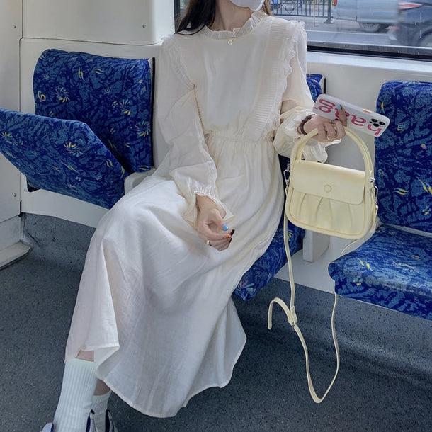 ハイネックAラインワンピース 5175-お取り寄せ5175-画像6-韓国ファッション通販POPREA［ポップリア］