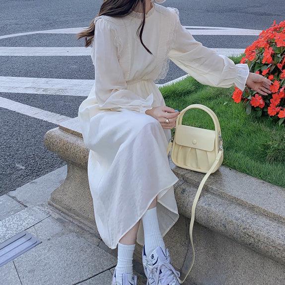 ハイネックAラインワンピース 5175-お取り寄せ5175-画像7-韓国ファッション通販POPREA［ポップリア］