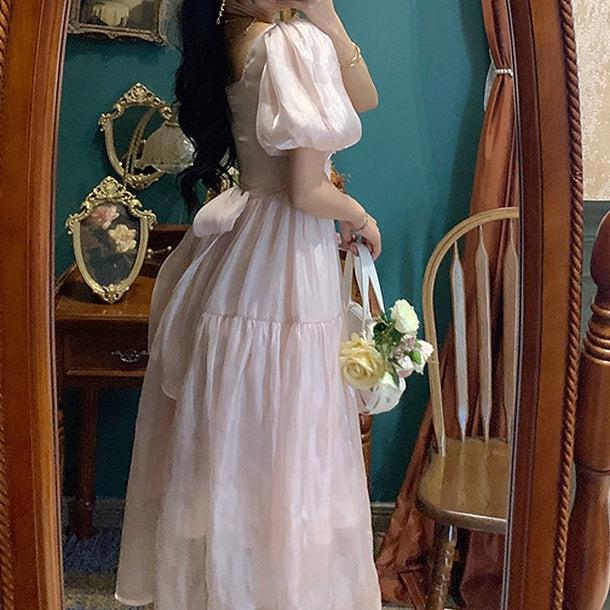 ハイウエストフェアリードレス 5189-お取り寄せ5189-画像10-韓国ファッション通販POPREA［ポップリア］