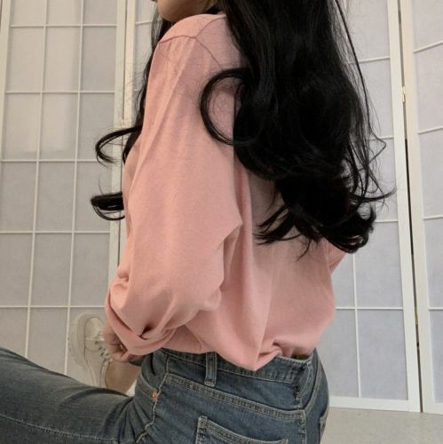 くすみカラーラウンドネックロンTee 2282の商品画像_15