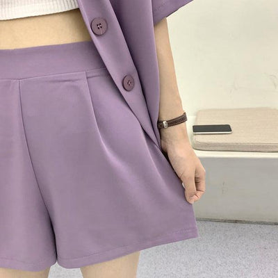 バイオレットサマーツーピースセットアップ 5207-お取り寄せ5207-画像11-韓国ファッション通販POPREA［ポップリア］