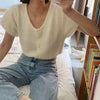 アンニュイサマーニットカーディガン 5218-yellow_お取り寄せ52182-画像4-韓国ファッション通販POPREA［ポップリア］