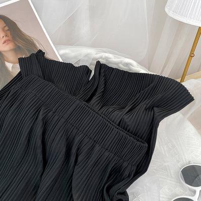 シルクタッチカラーリブパンツ 5225-black_お取り寄せ52251-画像11-韓国ファッション通販POPREA［ポップリア］