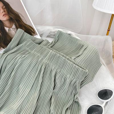 シルクタッチカラーリブパンツ 5225-green_お取り寄せ52259-画像19-韓国ファッション通販POPREA［ポップリア］