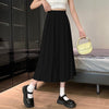 ハイウエストフロントプリーツロングスカート 5338-S/black_お取り寄せ53384-画像7-韓国ファッション通販POPREA［ポップリア］