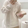 フード付きニットプルオーバー 5422-ivory_お取り寄せ54222-画像5-韓国ファッション通販POPREA［ポップリア］