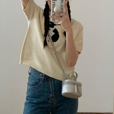 刺繍ラビットニット 5496-ivory_お取り寄せ5496-画像3-韓国ファッション通販POPREA［ポップリア］