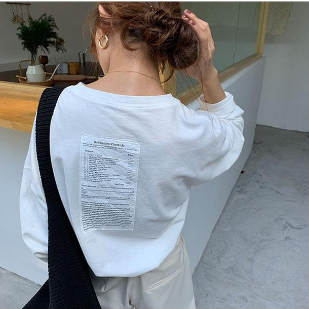 バックロゴステッカーロンTee 2693-画像6-韓国ファッション通販POPREA［ポップリア］