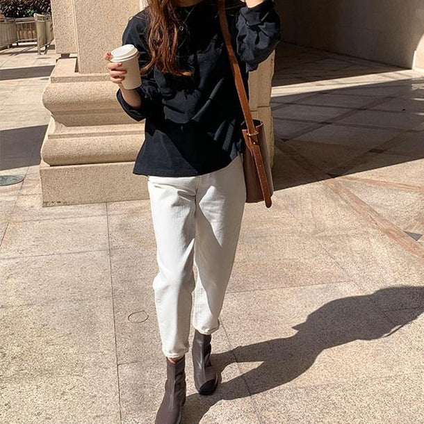 バックロゴステッカーロンTee 2693-画像12-韓国ファッション通販POPREA［ポップリア］