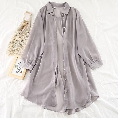 シースルーロングシャツ 1875の商品画像_2