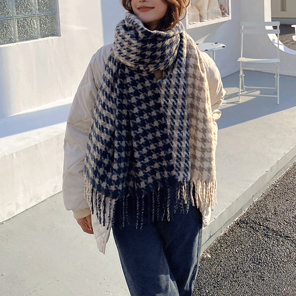 ソフトカラーパターンマフラー 4905