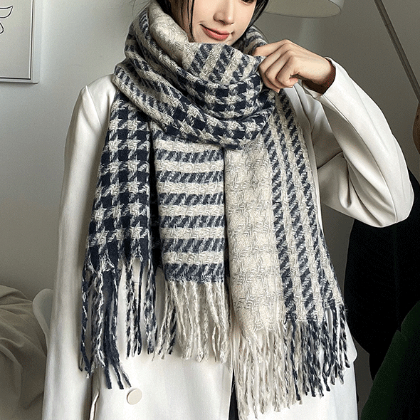 ソフトカラーパターンマフラー 4905