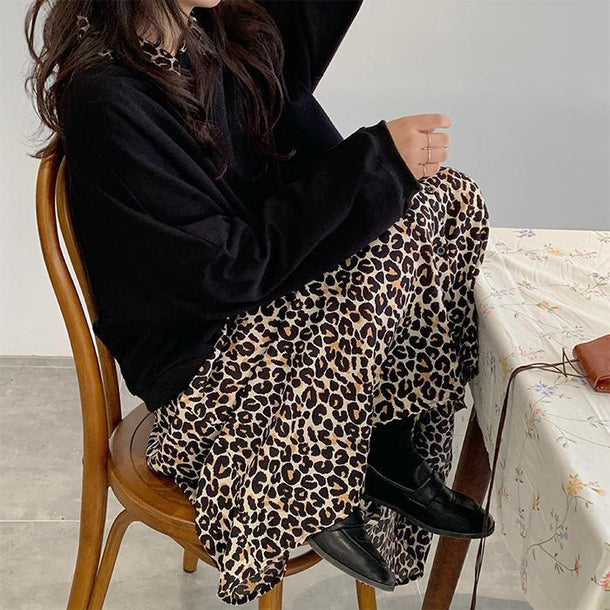 レオパードワンピセットアップ 2556