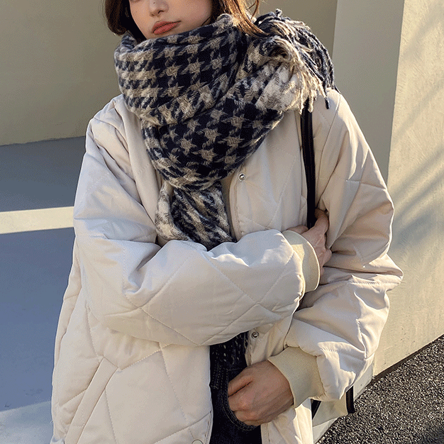 ソフトカラーパターンマフラー 4905