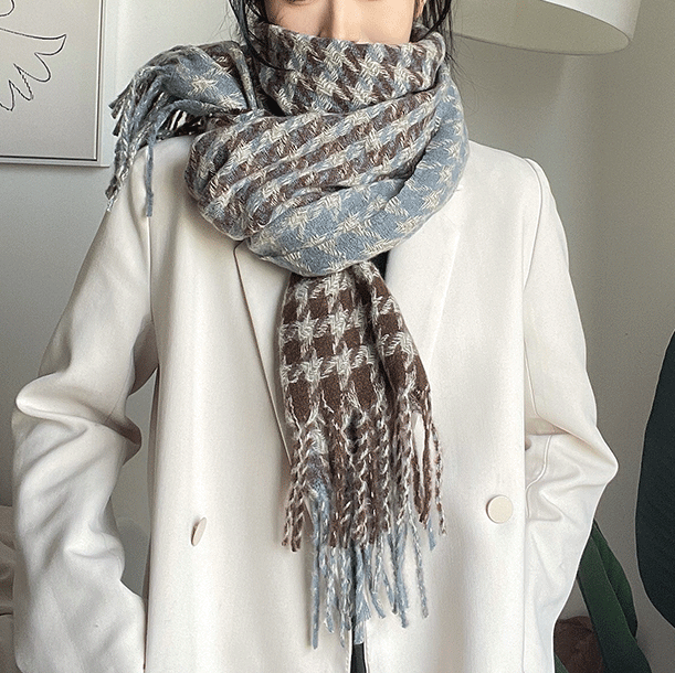 ソフトカラーパターンマフラー 4905