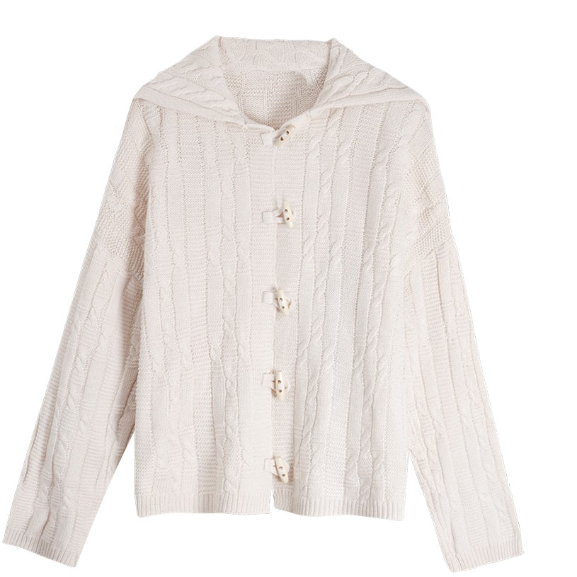 ケーブル編みニットジャケット 3868