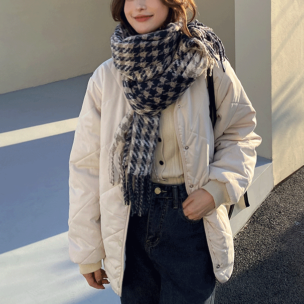 ソフトカラーパターンマフラー 4905