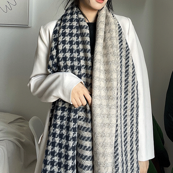 ソフトカラーパターンマフラー 4905