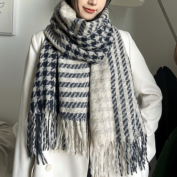 ソフトカラーパターンマフラー 4905