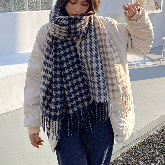 ソフトカラーパターンマフラー 4905