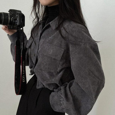 コーデュロイヨッティングジャケット 5560-画像10-韓国ファッション通販POPREA［ポップリア］