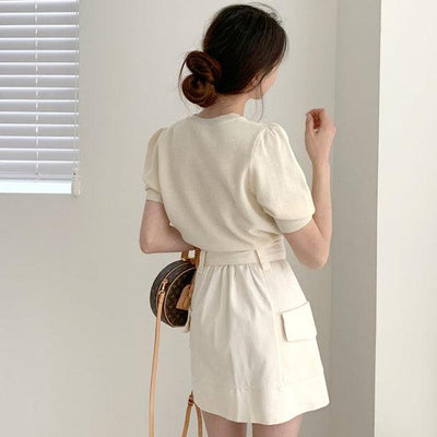 ベルテッドストレートスカート 5187-画像10-韓国ファッション通販POPREA［ポップリア］