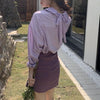 バックリボンカラーシャツブラウス 5022-画像10-韓国ファッション通販POPREA［ポップリア］